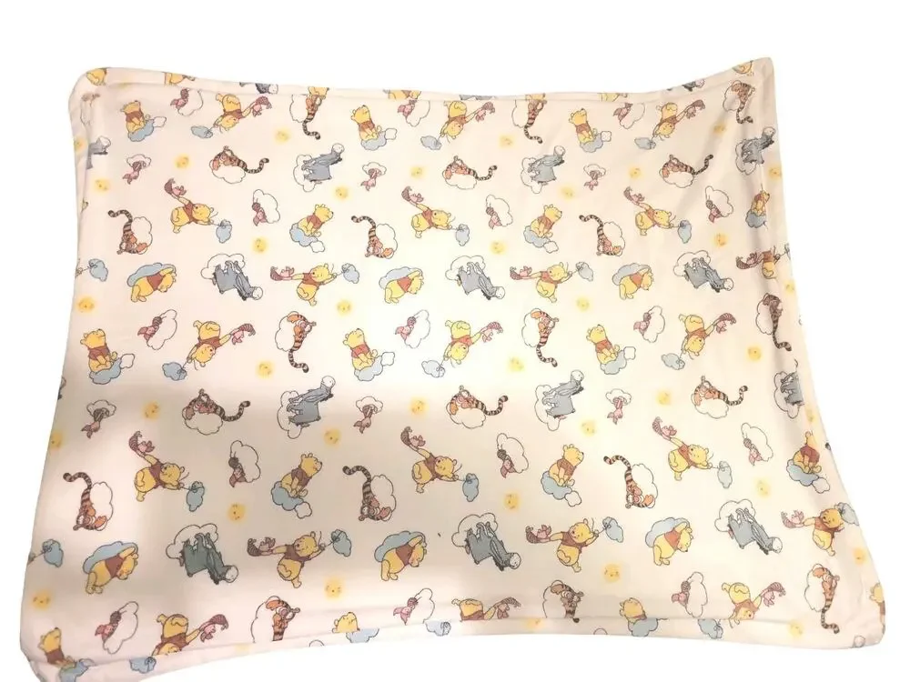 Disney Baby Winnie the Pooh Fleece Blanket White Multicolor Polyester 30x40 in